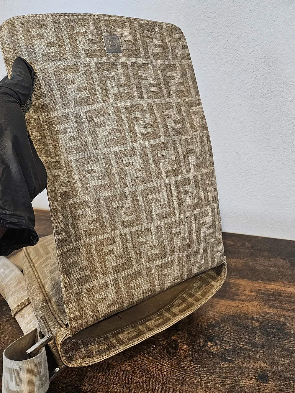 Fendi Zucchino Messenger Bag